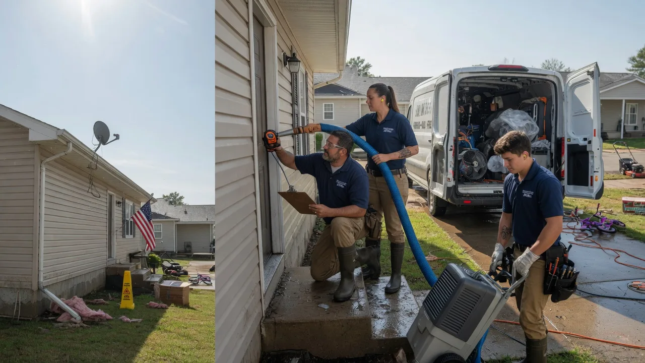 Ceiling Water Damage Restoration in Winona, KS near me